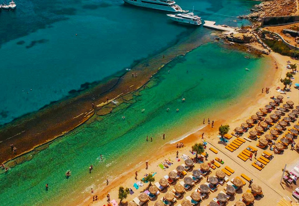 Top plaje Mykonos - Paradise Beach, Mykonos 