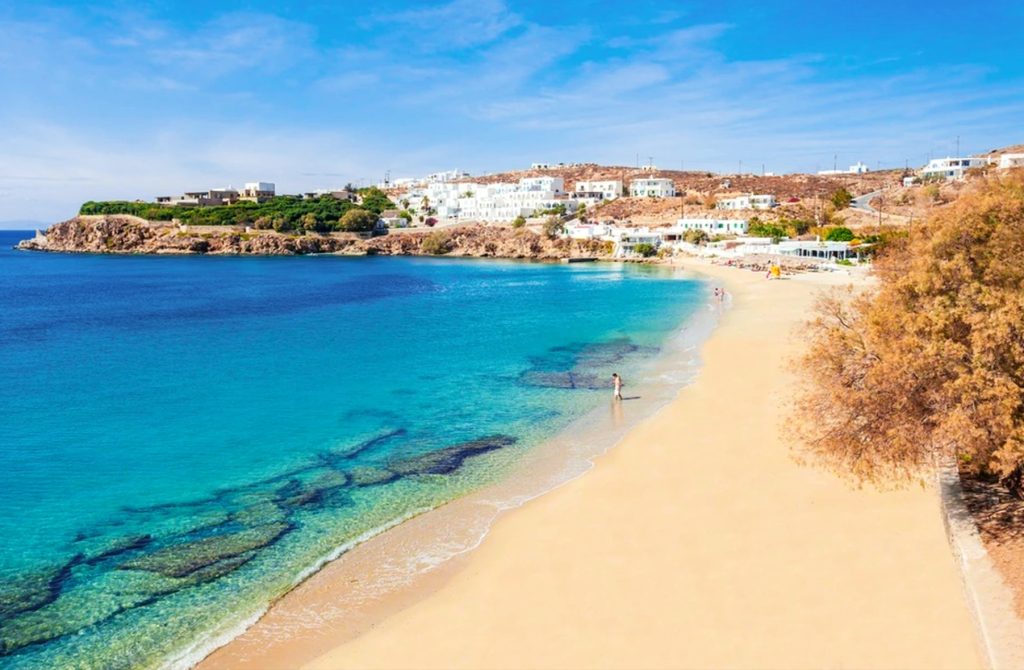 Top plaje Mykonos - Agios Stefano Beach, Mykonos