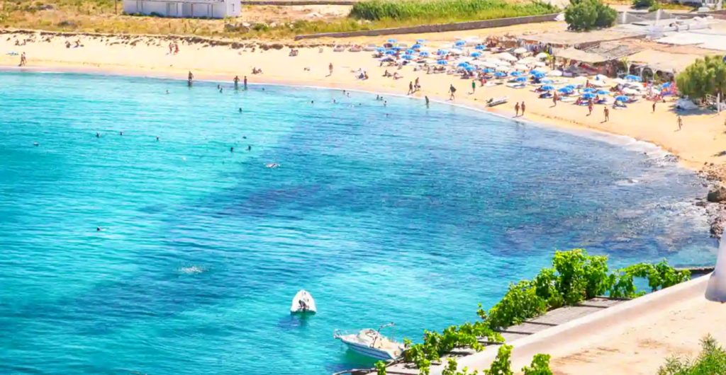 Top plaje Mykonos - Panormos Beach, Mykonos
